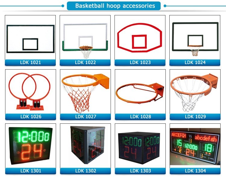 Customized Basketball Stand Movable Basketball Hoop Multicolor Basketball Equipment