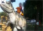 Silicon Dioxide Sit And Ride Dinosaur , Childrens Sit On Dinosaur Head Moving