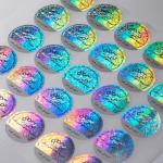 Holographic Security Stamp Safeguard Adhesive Watermark Tax Stamps Anti