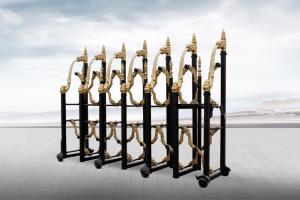 Collapsible Crowd Control Gates