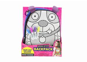 Quality DIY Painting Backpack Arts And Crafts Toys Draw Your Own School Backpacks wholesale