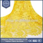2016 51-52" embroidery High quality high end lace fabric wholesale for makiing