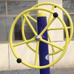 Ground Mounted Outdoor Fitness Equipment Multiapplication Galvanized Steel