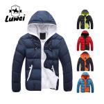 Long Sleeve Cotton Padded Jackets Zipper Utility Thicken Hooded Coat