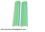 Photoluminescent / Fluorescent Aluminum Stair Nosing Glow In The Dark