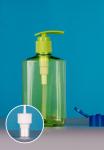 270ML Green Shampoo Conditioner & Body Wash Dispenser Clear Plastic Refillable