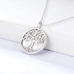 0.6in PVD Plating Sterling Silver Jewelry Necklaces 10 Gram CZ Necklace