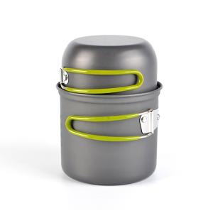 Quality Aluminum Camping Cookware With Lightweight Potand Carry Mesh Bag wholesale