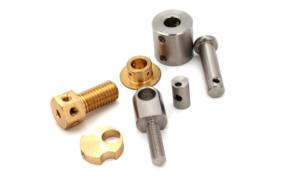 Quality ISO 9001 Metal Machining Nuts 0.002mm CNC Copper Parts wholesale