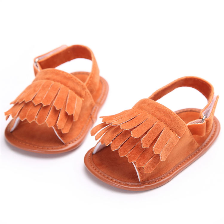 2019 Hot selling infant Sandals Tassel Casual Slipper baby shoes for Boy and Girl