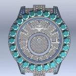 Excellent Polish VVS Moissanite Diamond Watch Hip Hop Iced Out Watches With GRA