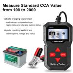 KONNWEI KW210 automatic smart 12V Car Battery Tester Auto Battery Analyzer 8