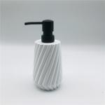 Swirl Polyresin bathroom Countertop sets White color with black parts