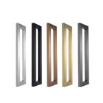 Aluminum Profile Glass Door Frame Wardrobe Closet Glass Hardware
