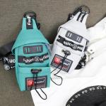 Artistic trend ribbon chest bag, Japanese and Korean personality creative