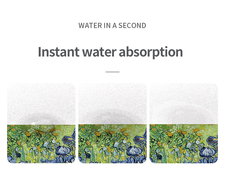 Customized Kitchen Accessories Diatomite Water Absorbent Place-mats for Dinner Table