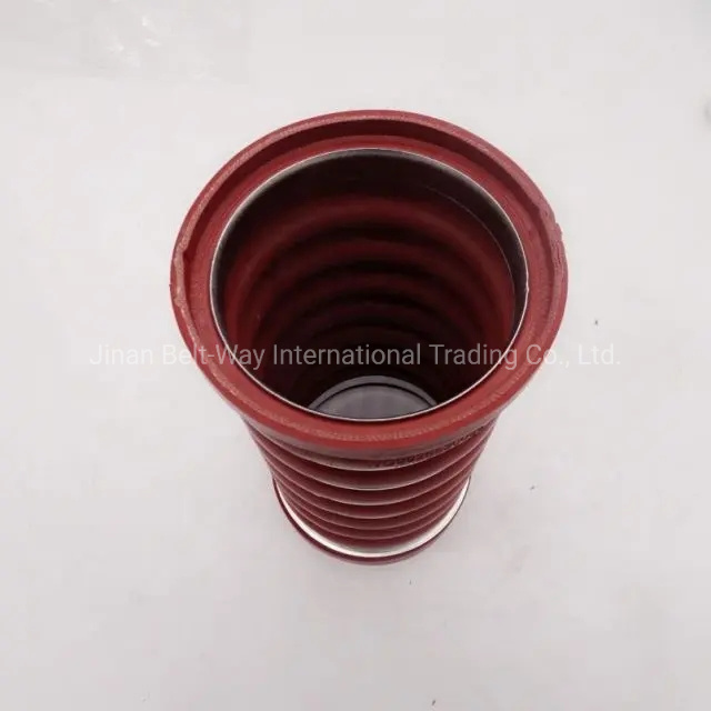 Red HOWO Truck Parts Intercooler Hose Wg9925530058 for Sinotruk Engine