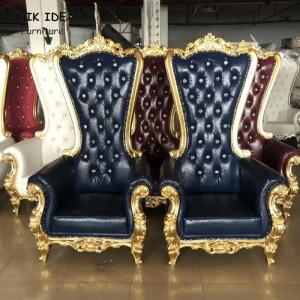 Quality Red Blue White King And Queen Wedding Chairs For Rent High Back Royal Unik Ideas wholesale