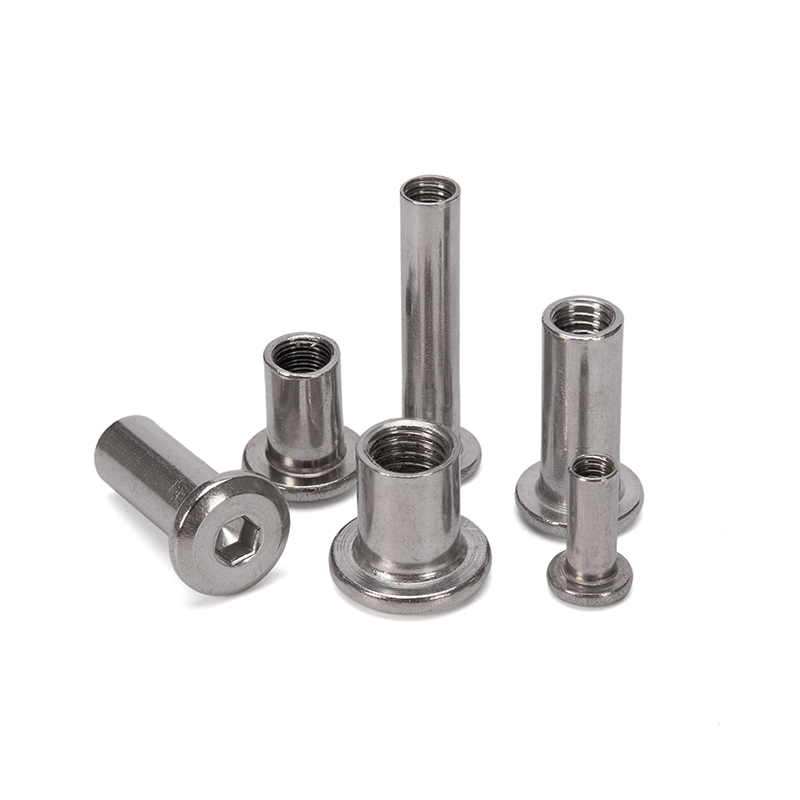 Oil Gas Industry M3/M4/M5/M6 Flat Head Hex Socket Sleeve Nuts with Plain Finish and Metric Measurement System