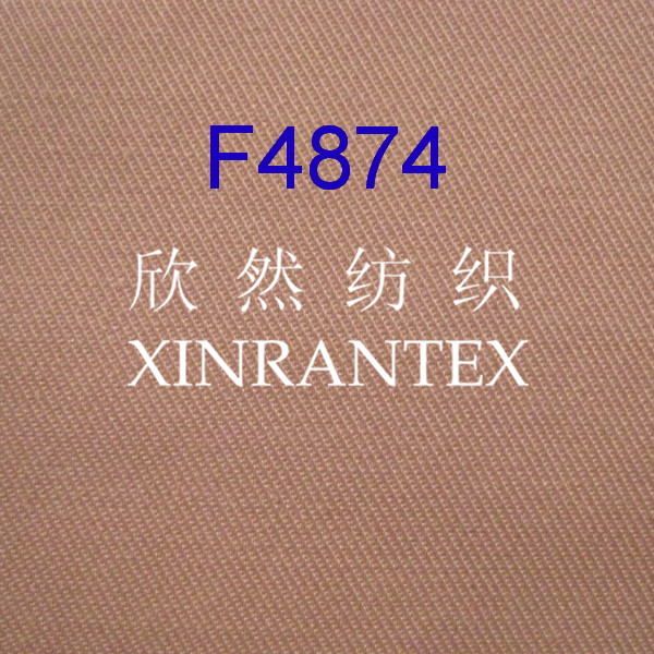 F4874 T/C Span 150DX32S+40D 210GSM for heavy pant