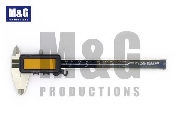 Cheap Yellow LCD High Precision Measuring Instruments IP67 Electronic Digital Caliper for sale