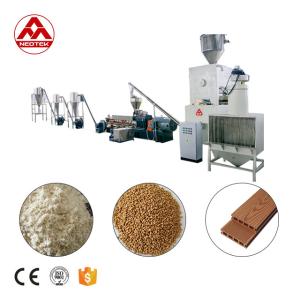 Quality 380V 50hz PP PE Wood Compounding Pelletizing Extrusion Line with 1500 rpm Screw Speed wholesale