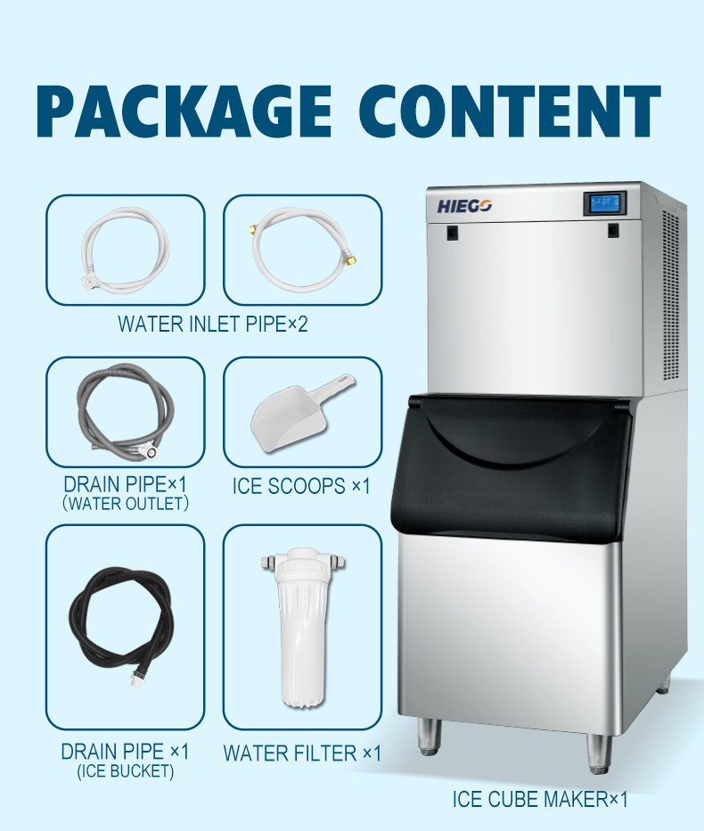 Professional Automatic Ice Machine CE 300kg Big Ice Cube Machine