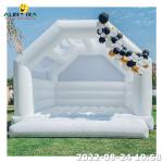 Kids Commercial Inflatable Bouncy Castle 13x13 Pastel Light Pink Bounce House