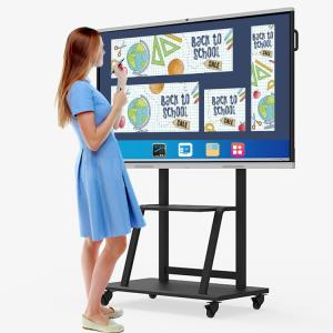Quality 3840×2160 Electronic Digital Whiteboard , Smart Board 85 Inch For Presentation wholesale