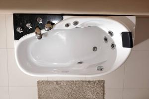 Quality High Gloss Acrylic Whirlpool Bathtub White M1476-L Pure Sanitary Grade wholesale