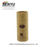Custom Round Paper Packaging Box Eco Kraft Paper Tube Cylinder Packaging for