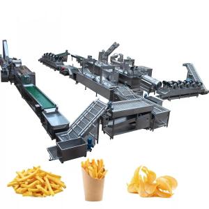 Quality Automatic Potato Chips Production Line Frozen French Fries Making Machine wholesale