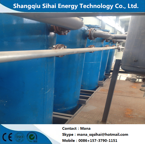 Vacuum Waste Oil Recycling to Diesel Distillation Plant 7.2-9 Tons Output in 24 Hours