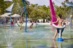 Aqua Spray Park 304 Stainless Steel Double Spray Water Gun For Children Splash