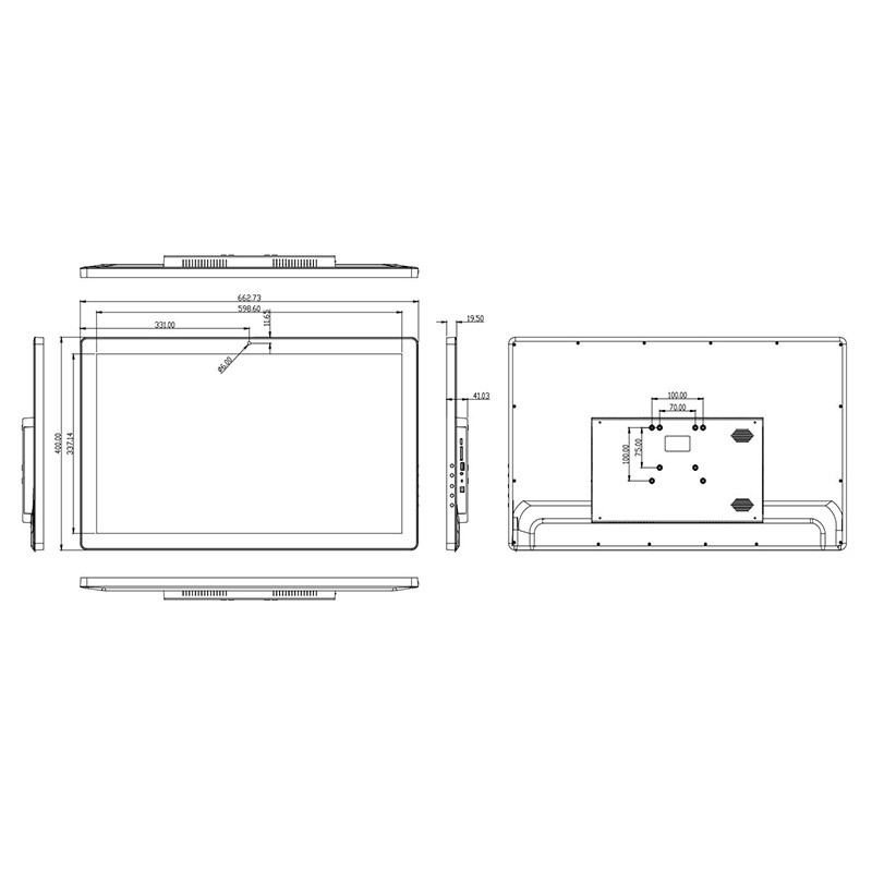 27 Inch Android Touch Screen Tablet RK3399 WIFI Bluetooth With Android System