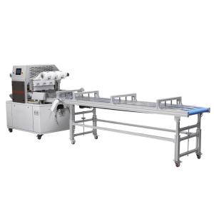 Quality 4KW Continuous Automatic Vacuum Food Tray Sealer Machine In MAP Plastic Tray packing Equipment wholesale