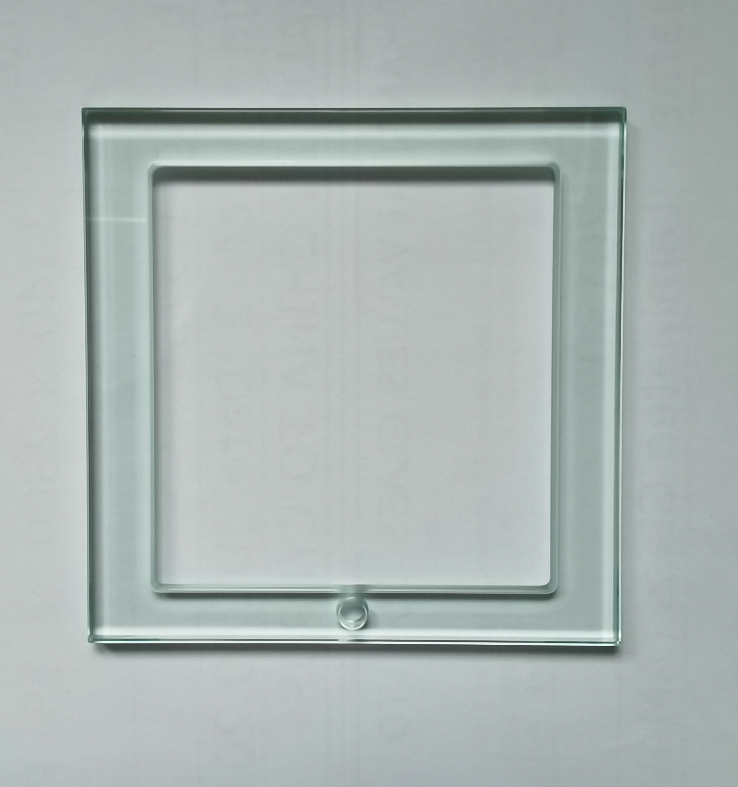 6mm Tempered Glass Panels Polished Edge For LCD Screen