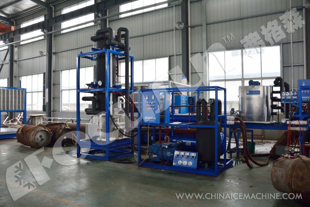 220-480V Voltage Fresh Water Flake Ice Making Machine For Easy Operation