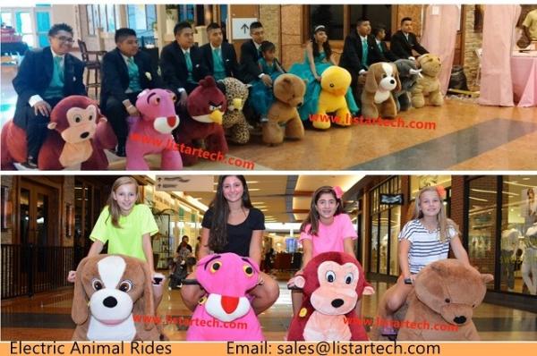 Animal Coin Operated Car Animals Rides For Party / School / Mall / Amusement