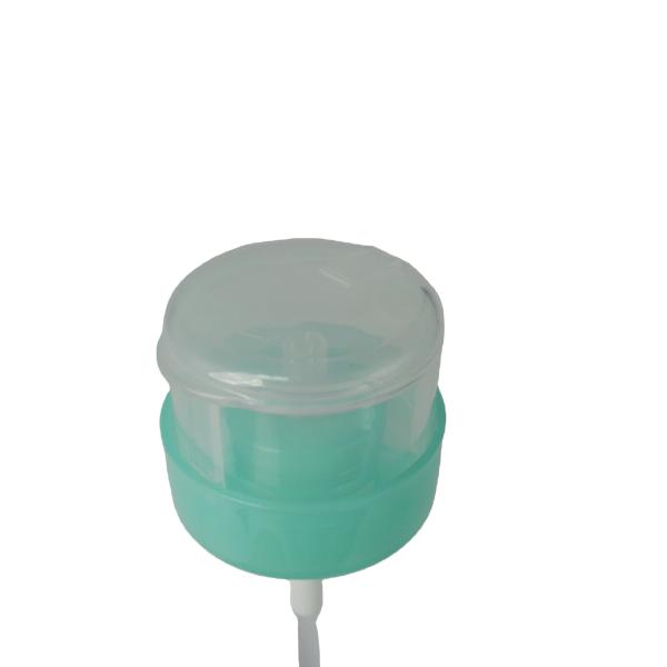 Convenient Green PP Plastic Screw Nail Cleaning Pump For Hand Wash Gel Shampoo