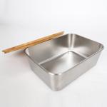 SS304 Bamboo Kitchen Storage Food Container 400ML 800ML 1500ML
