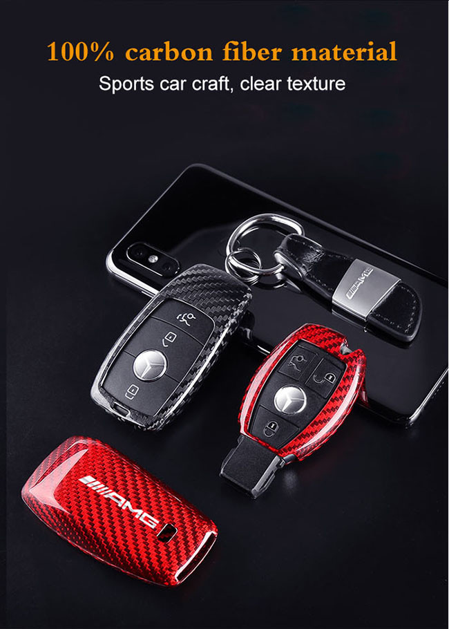 SGS Certificate Smart Protective 3K Weave Carbon Fiber Key Cover