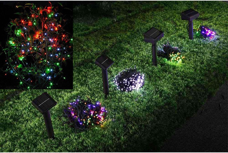 Globe String Lights Christmas Bee Waterdrop Star Shape Crystal Crackle Ball Lights Warm White Solar Fairy Hanging Lights