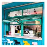 Thermal Insulation Foldable Aluminium Window for Soundproof and Good Sound