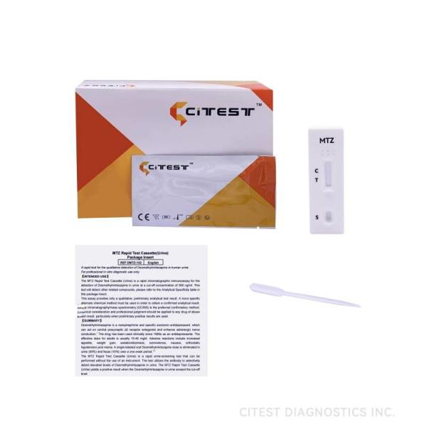 Mirtazapine Rapid Test Cassette, Detection of Desmethylmirtazapine in human