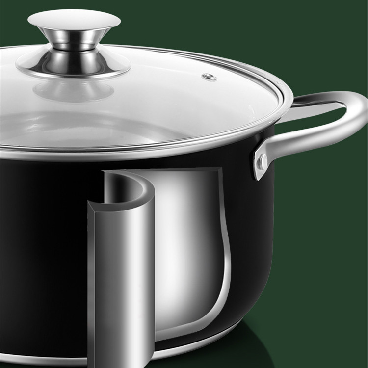 Multifunction 8pcs 5 Layer Bottom Die-cast Stainless Steel Pots And Pans Ollas Soup Pot Set Cookware Set