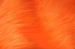 orange color 150cm Long Hair Faux Fur Faux Fox Fabric，Showcase your personality