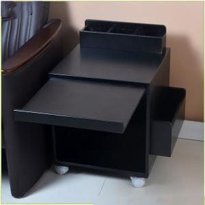 Quality Multifunction Black Movable Wheels E1 MDF Solid Wood Coffee Tables wholesale
