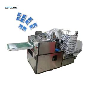 Quality High Productivity 6 Lanes Four Side Sealing Packing Machine For Alcohol Pre Pads wholesale