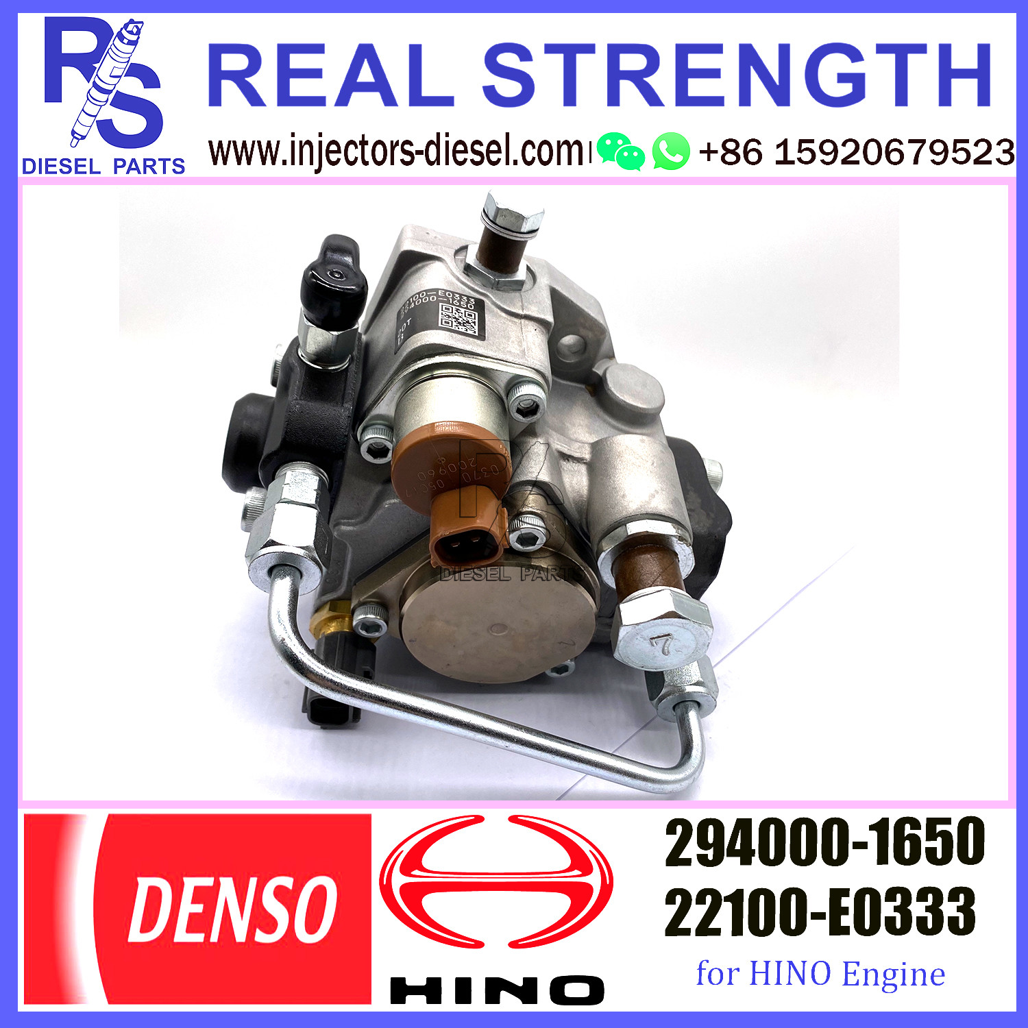 Diesel Fuel Injection HP3 pump 294000-1650 22100-E0333 22100-E0333-A FOR HINO J05D engine DENSO PUMP 22100-E0333